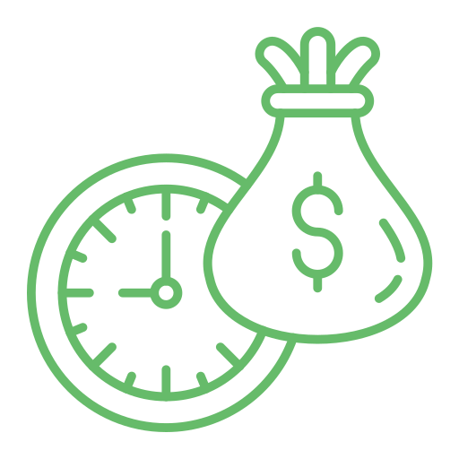 Time is money Generic Simple Colors icon
