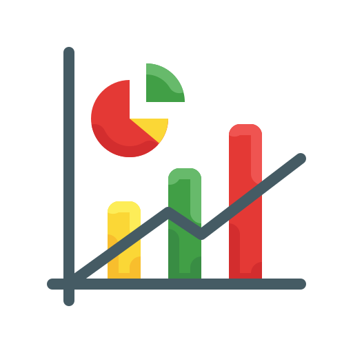 statistische grafik Generic Flat icon