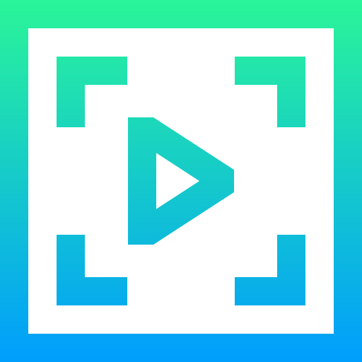 video Super Basic Straight Gradient icon