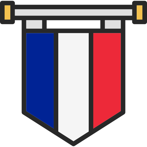 France Generic color lineal-color icon