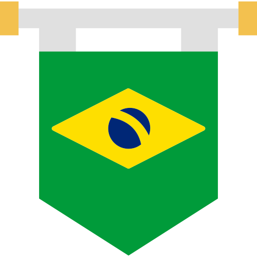 Бразилия Generic color fill иконка