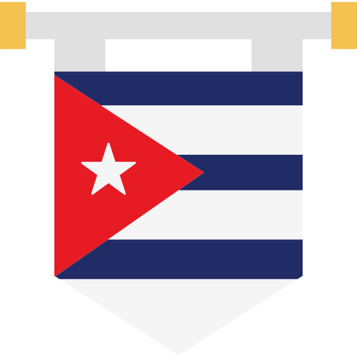 Cuba Generic color fill icon