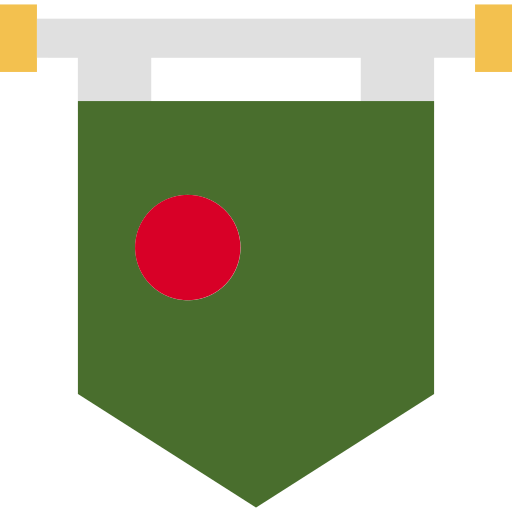 bangladesh Generic color fill icono