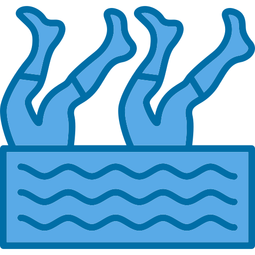 la natation Generic Blue Icône