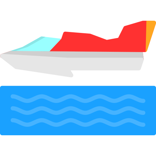 hidroavión Generic Flat icono