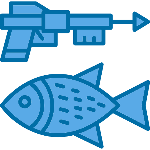 Spearfishing Generic Blue icon