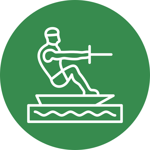 Water skiing Generic Flat icon