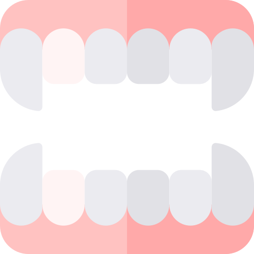 dentier Basic Rounded Flat Icône