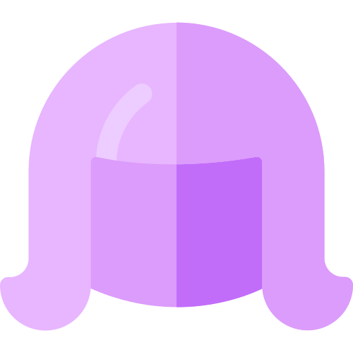 가발 Basic Rounded Flat icon