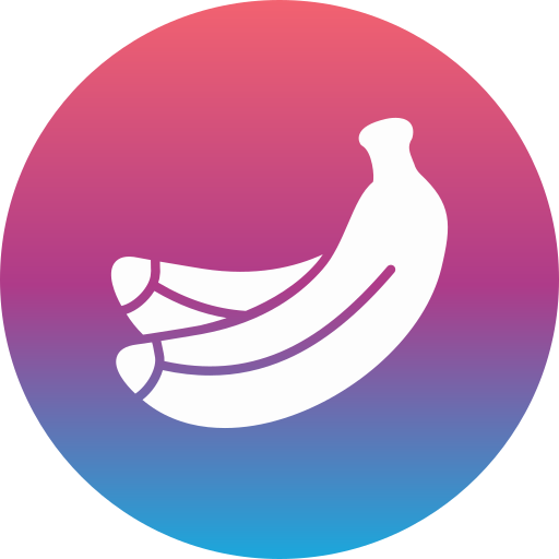 바나나 Generic gradient fill icon