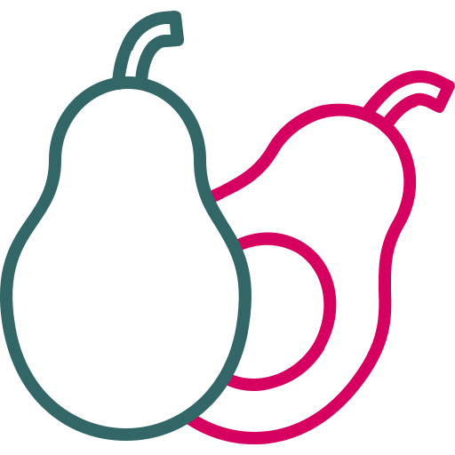 Avocado Generic color outline icon