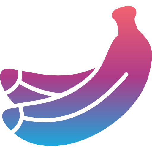 バナナ Generic gradient fill icon