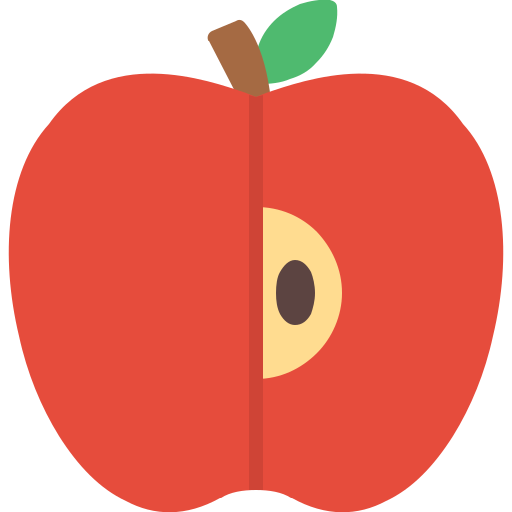 사과 Generic color fill icon