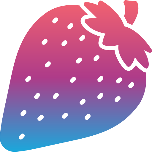 fraise Generic gradient fill Icône