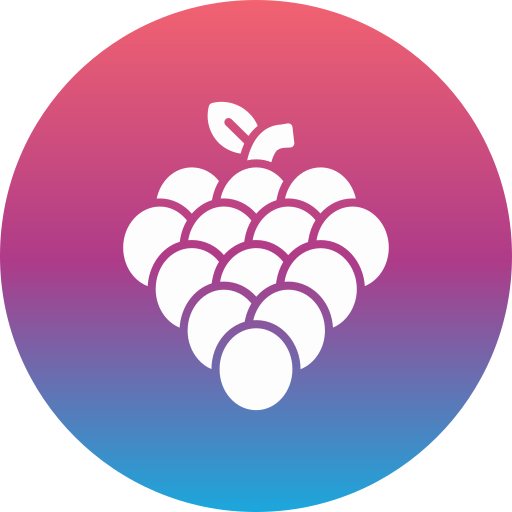 Grapes Generic gradient fill icon