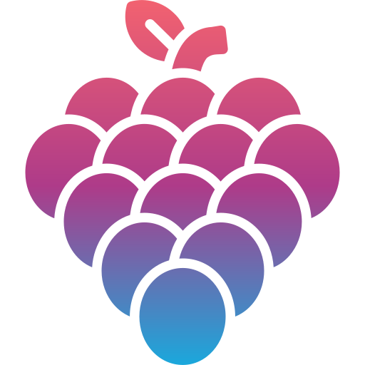 uvas Generic gradient fill icono