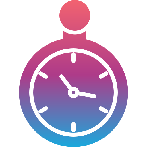 reloj Generic gradient fill icono