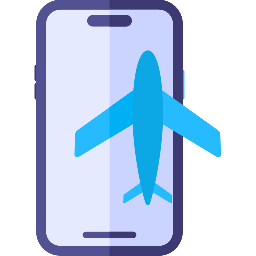 modalità aereo Generic color fill icona