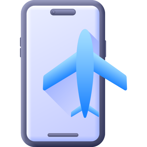 Airplane mode Generic gradient fill icon