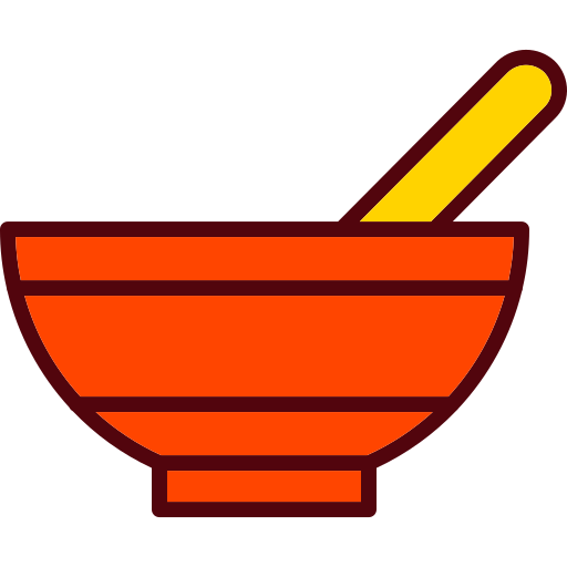 Soup bowl Generic color lineal-color icon