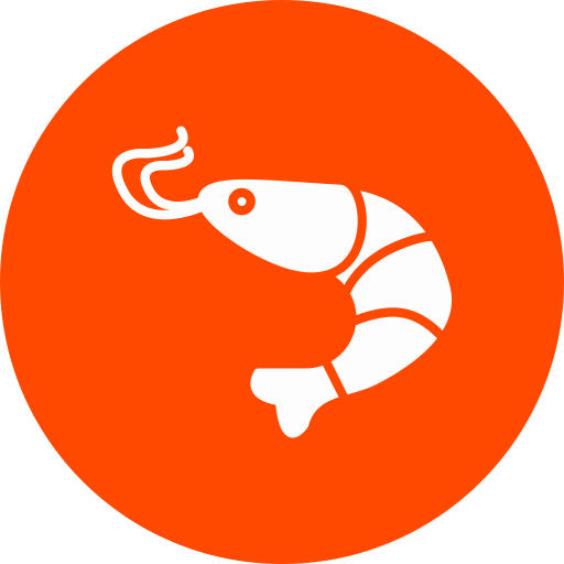 Prawn Generic color fill icon