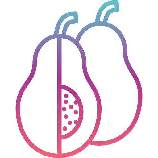 Avocado Generic gradient outline icon
