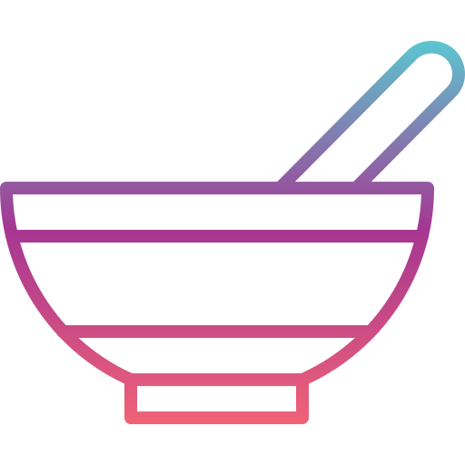 tazón de sopa Generic gradient outline icono