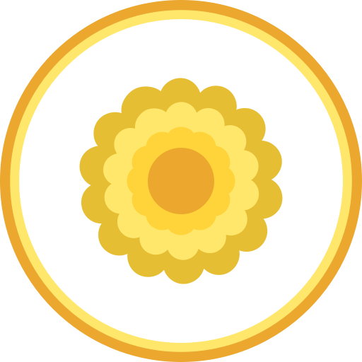 국화 Generic color fill icon