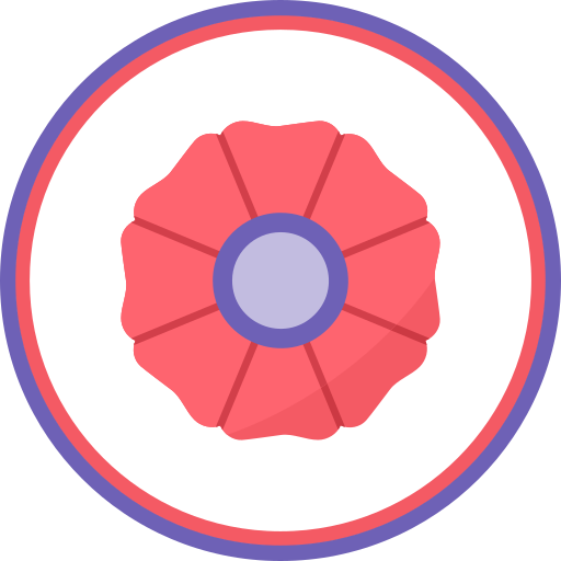 pelargonia Generic color fill ikona