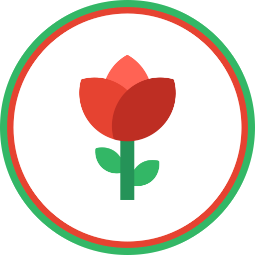 薔薇 Generic color fill icon