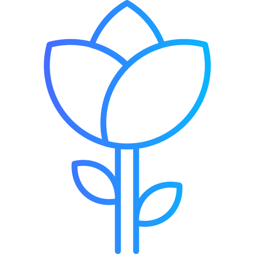 rose Generic gradient outline icon