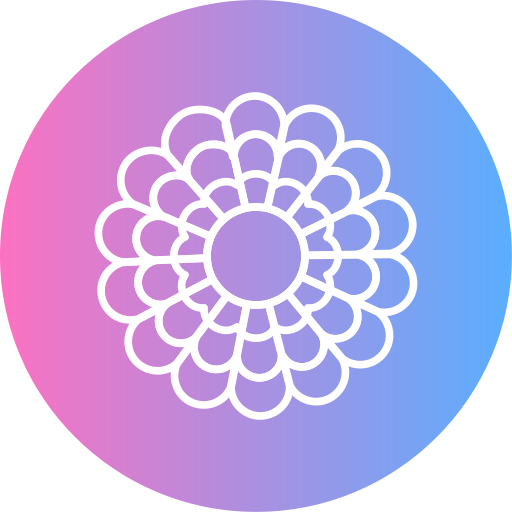 Chrysanthemum Generic gradient fill icon
