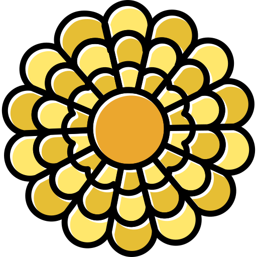 crisantemo Generic color lineal-color icono