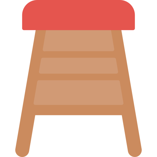 Bar stool Generic color fill icon