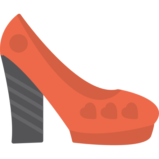 High heel Generic color fill icon