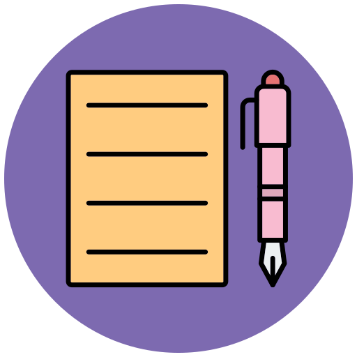 펜과 종이 Generic Outline Color icon