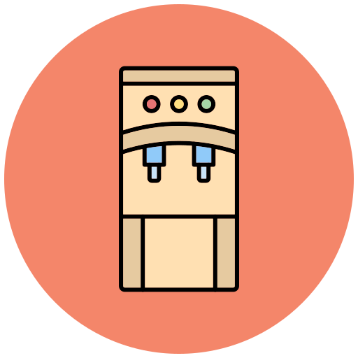 Water Dispenser Generic Outline Color icon