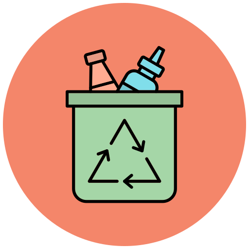 Recycling box Generic Outline Color icon