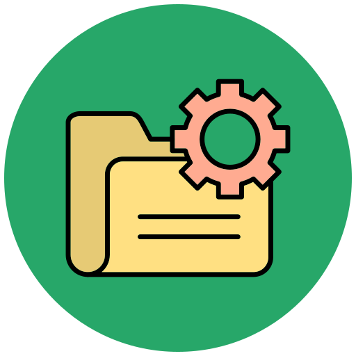 ファイル Generic Outline Color icon