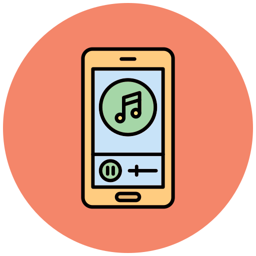 musikspieler Generic Outline Color icon