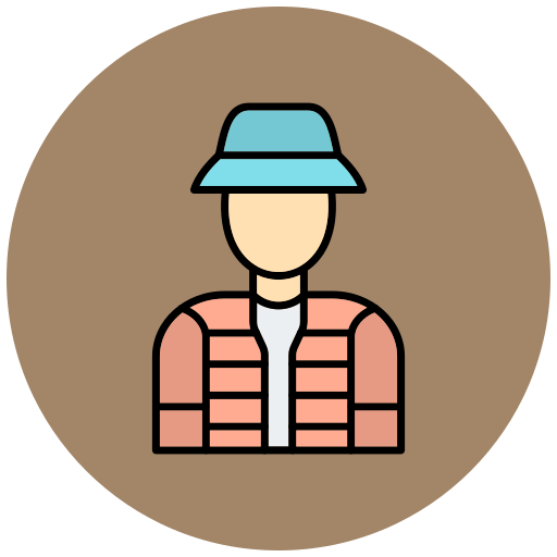 Fisherman Generic Outline Color icon