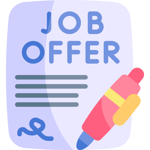 Job offer Kawaii Flat icon