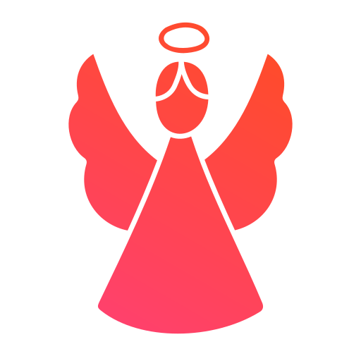 Święty anioł Generic gradient fill ikona