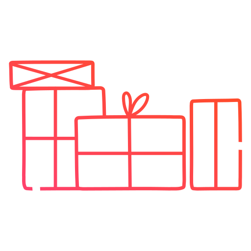 cajas de regalo Generic gradient outline icono