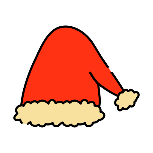 Santa hat Generic color lineal-color icon