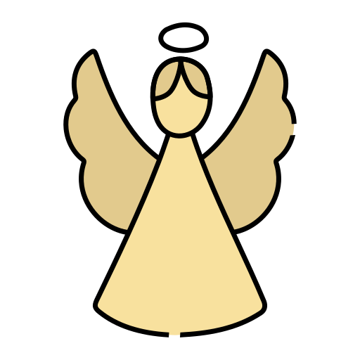 Ángel santo Generic color lineal-color icono