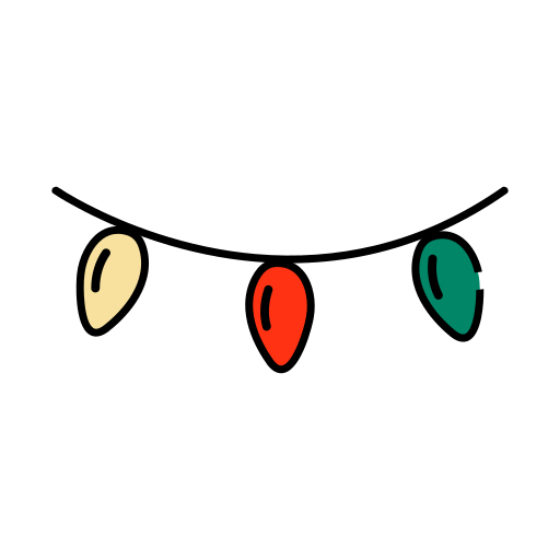 guirlande de noël Generic color lineal-color Icône