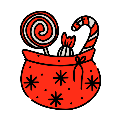 クリスマスバッグ Generic color lineal-color icon