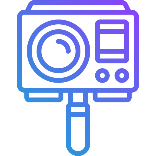 kamera akcji Generic Gradient ikona