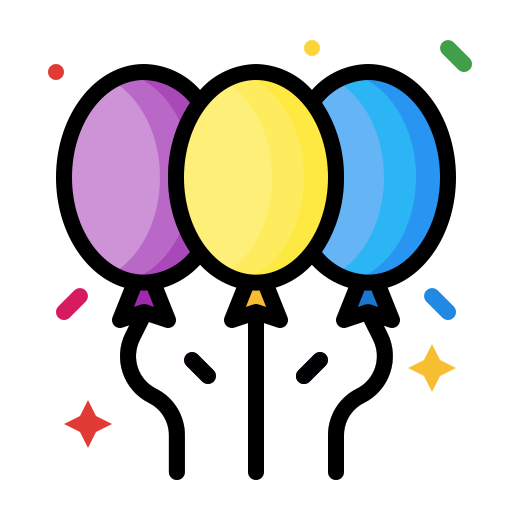 balony Generic Outline Color ikona